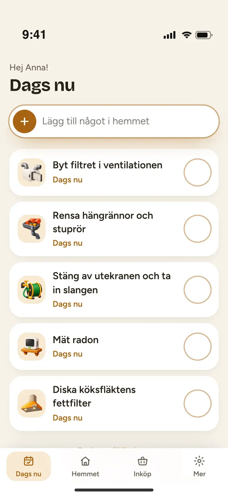 Dags nu i Fixlistan med fem rutiner för månaden